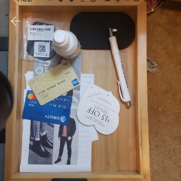 Bamboo Bedside Shelf Table NOT in Original - Picture 3 of 6